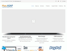 Tablet Screenshot of mattasap.com